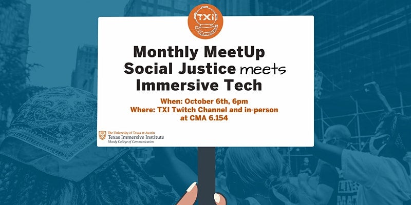 Social Justice meets Immersive Banner - Past Event