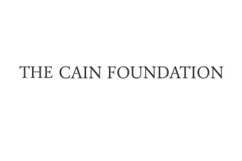 The Cain Foundation 